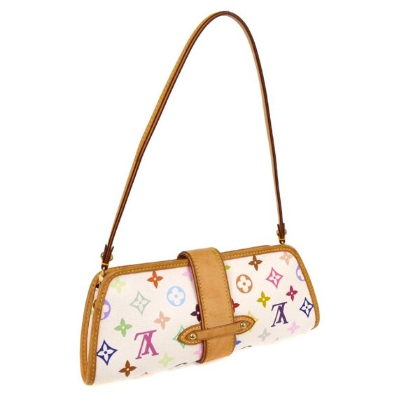 Louis Vuitton White Multicolor Shirley Handbag - Picture 9 of 9